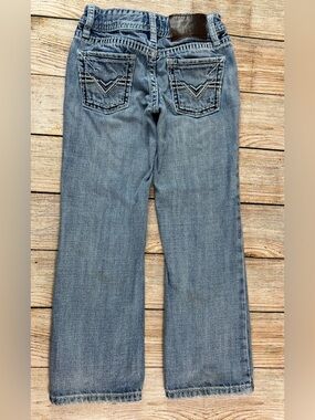Rock & Roll Denim Regular Boot Cut Denim Blue Jeans Boys Size 7